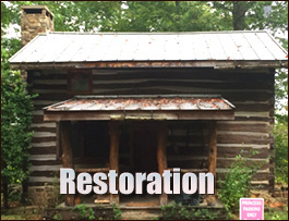 Historic Log Cabin Restoration  Coffee County, Alabama